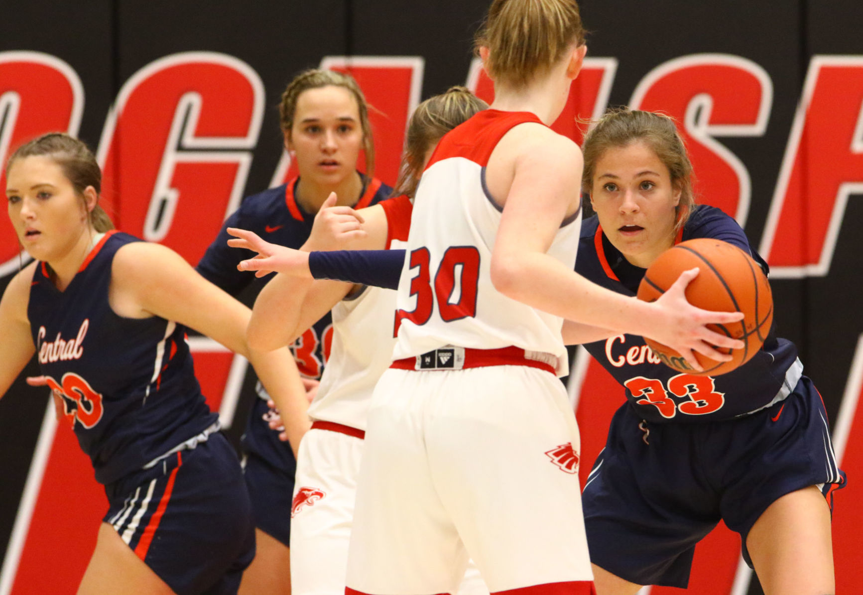 2A girls basketball semistate: South Central vs. Frankton